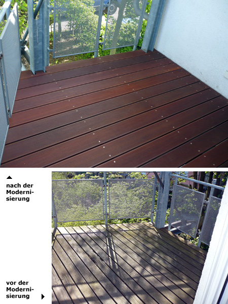 Balkonbelag Massaranduba, Leonberg